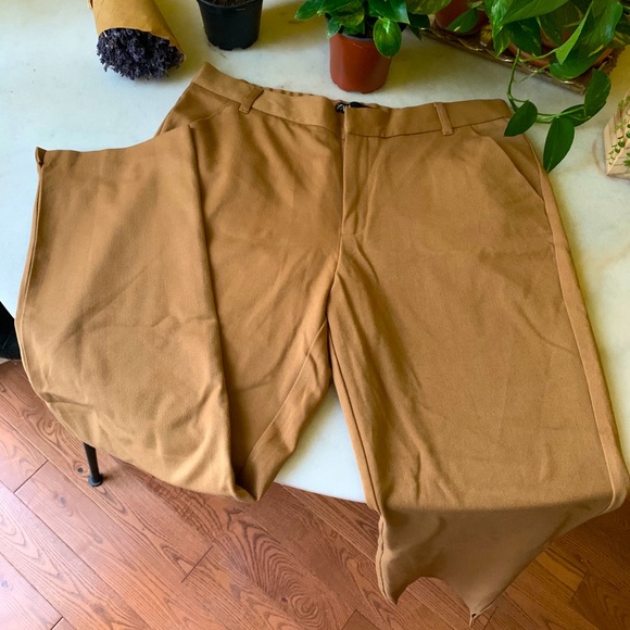 Tapered brown pants - Picture 1 of 3
